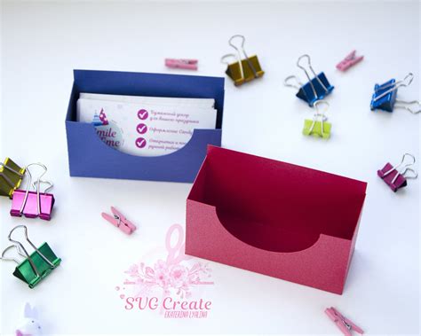 foldable business card stand template.